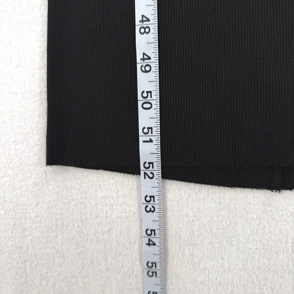 ENZA COSTA Silk Knit Midi Tank Dress Womens Small Black Quiet Luxury Minimal NEW - Picture 7 of 14